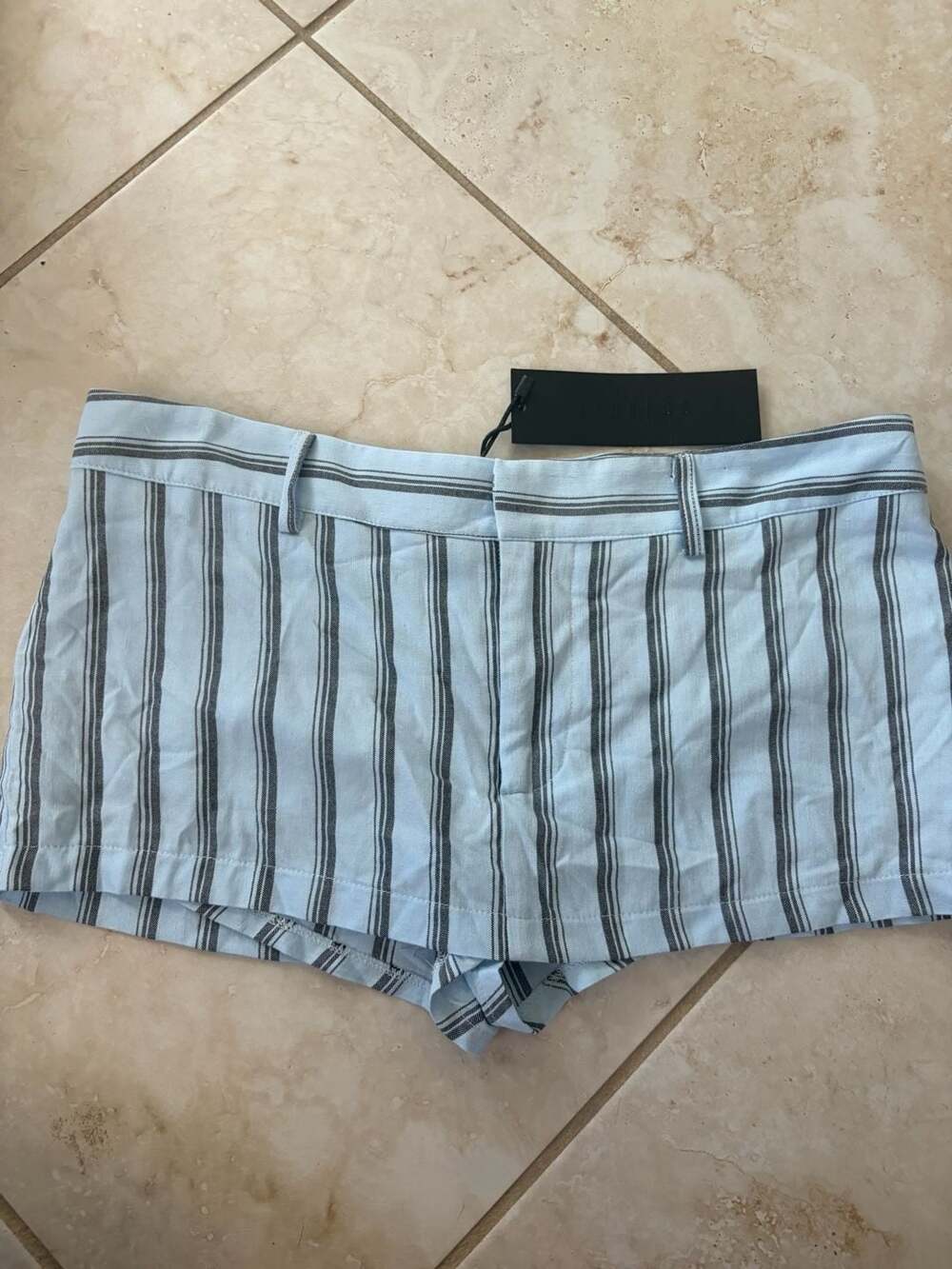Lioness Rhode Mini Skort in Blue Stripe